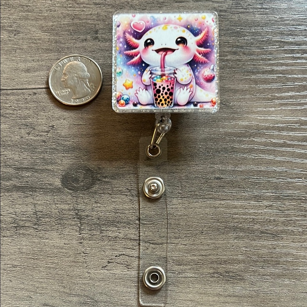 Axolotl Badge Reel